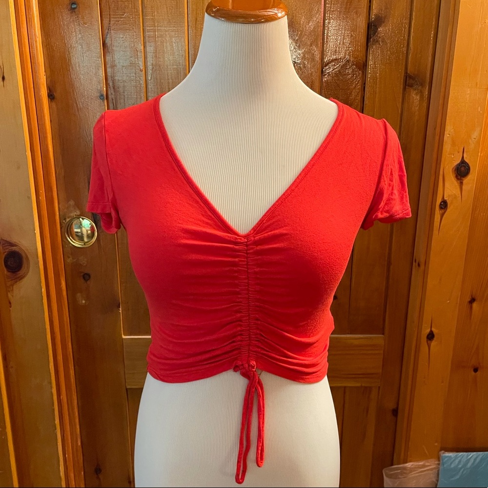 Red Ambiance Crop Top
